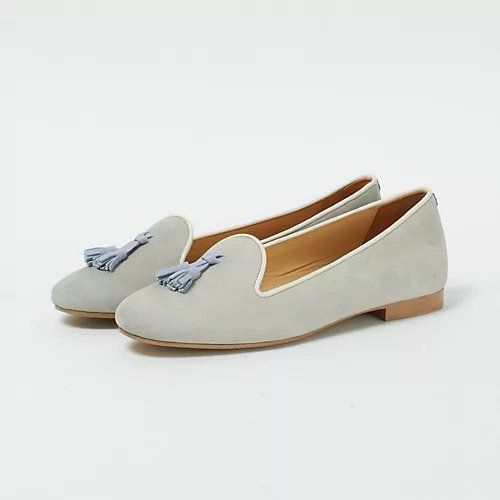 【シャテル/CHATELLES】の【Chatellesコラボ】フランソワフラットシューズ インテリア・キッズ・メンズ・レディースファッション・服の通販 founy(ファニー) 　ファッション　Fashion　レディースファッション　WOMEN　帽子　Hats　コラボ　Collaboration　シューズ　Shoes　スウェード　Suede　タッセル　Tassel　トリミング　Trimming　ドレス　Dress　フラット　Flat　ラベンダー　Lavender　グレージュスエード|ID: prp329100003832056 ipo3291000000031716995