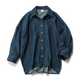 【トゥエルブクローゼット/12closet】の【伊藤真知さんコラボ】【洗える】コクーンデニムシャツ 人気、トレンドファッション・服の通販 founy(ファニー) ファッション Fashion レディースファッション WOMEN トップス・カットソー Tops/Tshirt シャツ/ブラウス Shirts/Blouses インディゴ Indigo コクーン Cocoon コラボ Collaboration デニム Denim トレンド Trend エレガント 上品 Elegant 洗える Washable 秋 Autumn/Fall |ID:prp329100003835222