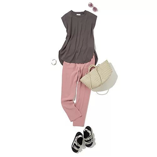 【エムセブンデイズ/M7days】の【コラボ】ノースリーブTシャツ 人気、トレンドファッション・服の通販 founy(ファニー) 　ファッション　Fashion　レディースファッション　WOMEN　トップス・カットソー　Tops/Tshirt　キャミソール / ノースリーブ　No Sleeves　シャツ/ブラウス　Shirts/Blouses　ロング / Tシャツ　T-Shirts　コラボ　Collaboration　ノースリーブ　No Sleeve　バランス　Balance　フォルム　Form　ベーシック　Basic　洗える　Washable　other-3|ID: prp329100003843322 ipo3291000000032163757