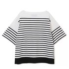 【ウティ/OUTIL】のTRICOT AAST SHORT ホワイト/ブラック|ID: prp329100003843332 ipo3291000000036310305