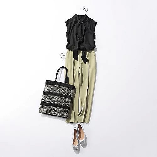 【エムセブンデイズ/M7days】のボウタイノースリーブブラウス 人気、トレンドファッション・服の通販 founy(ファニー) 　ファッション　Fashion　レディースファッション　WOMEN　トップス・カットソー　Tops/Tshirt　キャミソール / ノースリーブ　No Sleeves　シャツ/ブラウス　Shirts/Blouses　とろみ　Thickness　ギャザー　Gather　ドレープ　Drape　フィット　Fit　ビジネス 仕事 通勤　Business　洗える　Washable　other-2|ID: prp329100003843361 ipo3291000000032164094