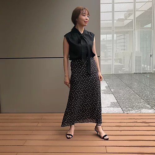 【エムセブンデイズ/M7days】のボウタイノースリーブブラウス 人気、トレンドファッション・服の通販 founy(ファニー) 　ファッション　Fashion　レディースファッション　WOMEN　トップス・カットソー　Tops/Tshirt　キャミソール / ノースリーブ　No Sleeves　シャツ/ブラウス　Shirts/Blouses　とろみ　Thickness　ギャザー　Gather　ドレープ　Drape　フィット　Fit　ビジネス 仕事 通勤　Business　洗える　Washable　other-3|ID: prp329100003843361 ipo3291000000032164096