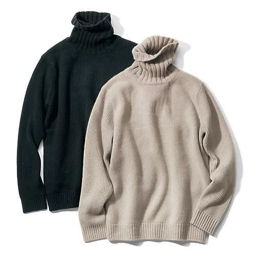 【エクラ/eclat】のジーロンラム カシミヤ タートルネック 人気、トレンドファッション・服の通販 founy(ファニー) 　ファッション　Fashion　レディースファッション　Fashion for Women　トップス・カットソー　Cut & Sew Tops　タートルネック・ハイネックトップス　Turtlenecks & High-Neck Tops　シンプル　Simple, Minimal　タートル　Turtleneck, Turtle Collar　タートルネック　Turtleneck, High Neck　ボトム　Bottoms, Lower Wear　人気　Popular, Best Seller　別注　Limited Edition, Custom Order　other-2|ID: prp329100003843394 ipo3291000000032208827