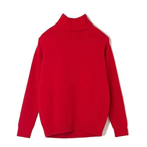 【エクラ/eclat】のジーロンラム カシミヤ タートルネック インテリア・キッズ・メンズ・レディースファッション・服の通販 founy(ファニー) 　ファッション　Fashion　レディースファッション　Fashion for Women　トップス・カットソー　Cut & Sew Tops　タートルネック・ハイネックトップス　Turtlenecks & High-Neck Tops　シンプル　Simple, Minimal　タートル　Turtleneck, Turtle Collar　タートルネック　Turtleneck, High Neck　ボトム　Bottoms, Lower Wear　人気　Popular, Best Seller　別注　Limited Edition, Custom Order　レッド|ID: prp329100003843394 ipo3291000000035651744