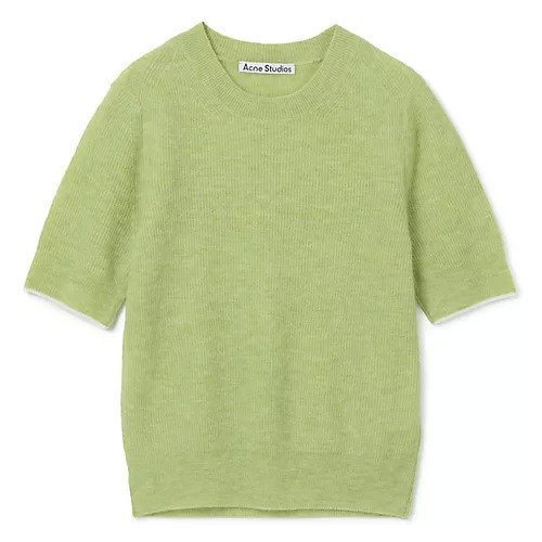 【アクネ ストゥディオズ/Acne Studios】のKNIT T-SHIRT 人気、トレンドファッション・服の通販 founy(ファニー) 　ファッション　Fashion　レディースファッション　WOMEN　トップス・カットソー　Tops/Tshirt　ニット　Knit Tops　シャツ/ブラウス　Shirts/Blouses　ロング / Tシャツ　T-Shirts　2022年　2022　2022 春夏 S/S　Ss,Spring/Summer,2022　シンプル　Simple　半袖　Short Sleeve　 other-1|ID: prp329100003843434 ipo3291000000027093561