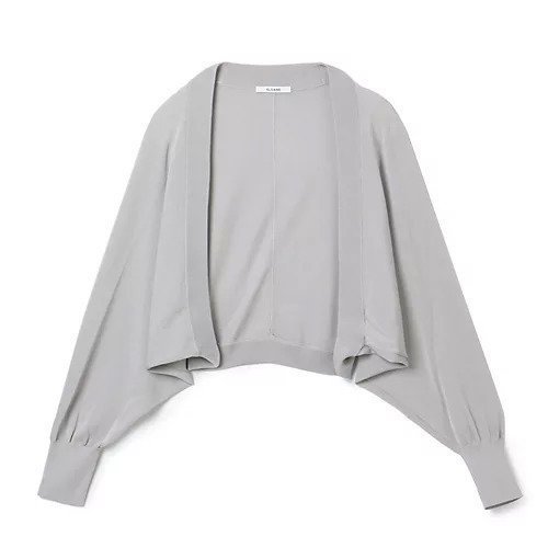 【宮崎桃代/Momoyo Miyazaki】のボレロ風カーディガン インテリア・キッズ・メンズ・レディースファッション・服の通販 founy(ファニー) 　ファッション　Fashion　レディースファッション　Ladies' Fashion Online　トップス・カットソー　Tops/Tshirt　カーディガン　Cardigans　カーディガン　Cardigan　ショート　Short　シルク　Silk　セットアップ　Set Up　ボレロ　Bolero　別注　Special Order　夏　Summer　洗える　Washable　グレージュ(ライトグレー)|ID: prp329100003843459 ipo3291000000032271943