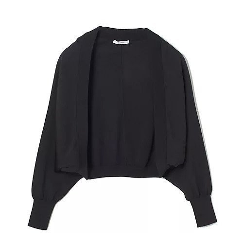【宮崎桃代/Momoyo Miyazaki】のボレロ風カーディガン インテリア・キッズ・メンズ・レディースファッション・服の通販 founy(ファニー) 　ファッション　Fashion　レディースファッション　Ladies' Fashion Online　トップス・カットソー　Tops/Tshirt　カーディガン　Cardigans　カーディガン　Cardigan　ショート　Short　シルク　Silk　セットアップ　Set Up　ボレロ　Bolero　別注　Special Order　夏　Summer　洗える　Washable　チャコールブラウン(チャコールグレー)|ID: prp329100003843459 ipo3291000000032271945