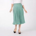 【トゥエルブクローゼット/12closet】のプリーツギャザースカート ミディ丈(76cm丈) ミントグリーン|ID: prp329100003843520 ipo3291000000027094007