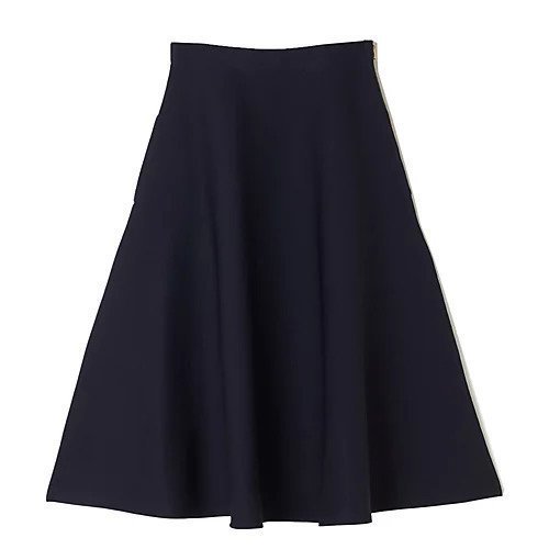 【エクラ/eclat】の【eclat別注】ミモレフレアニットスカート インテリア・キッズ・メンズ・レディースファッション・服の通販 founy(ファニー) 　ファッション　Fashion　レディースファッション　Ladies' Fashion Online　スカート　Skirt　カーディガン　Cardigan　セットアップ　Set Up　フレア　Flare　別注　Special Order　ネイビー|ID: prp329100003843522 ipo3291000000032574480