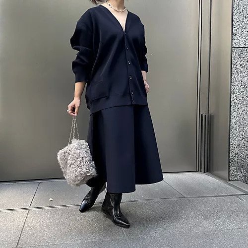 【エクラ/eclat】の【eclat別注】ミモレフレアニットスカート 人気、トレンドファッション・服の通販 founy(ファニー) 　ファッション　Fashion　レディースファッション　Ladies' Fashion Online　スカート　Skirt　カーディガン　Cardigan　セットアップ　Set Up　フレア　Flare　別注　Special Order　other-2|ID: prp329100003843522 ipo3291000000032574482