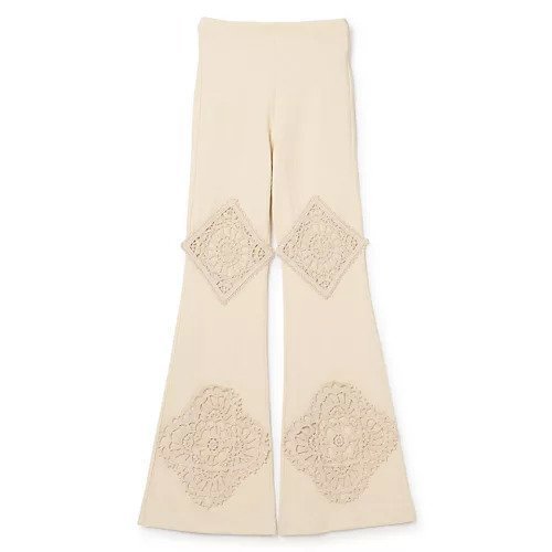 【アクネ ストゥディオズ/Acne Studios】のCROCHET TROUSERS インテリア・キッズ・メンズ・レディースファッション・服の通販 founy(ファニー) https://founy.com/ ファッション Fashion レディースファッション WOMEN クロシェ Crochet フラワー Flower フレア Flare レーシー Lacey 洗える Washable 透かし Watermark |ID: prp329100003843556 ipo3291000000027094257