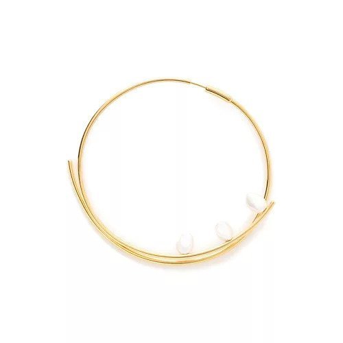 【マリア ブラック/MARIA BLACK】のShowtime Loop Earring(片耳用) インテリア・キッズ・メンズ・レディースファッション・服の通販 founy(ファニー) https://founy.com/ ファッション Fashion レディースファッション Fashion for Women ジュエリー Jewelry ファッションリング Fashion Rings イヤリング・フープ・ドロップタイプ Hoop, Drop & Clip Earrings パール Pearl, Pearl Accent フェイス Face, Facial Design フォルム Silhouette, Form ループ Loop, Loop Knit 片耳 One-Ear, Single Earring |ID: prp329100003843878 ipo3291000000035203474