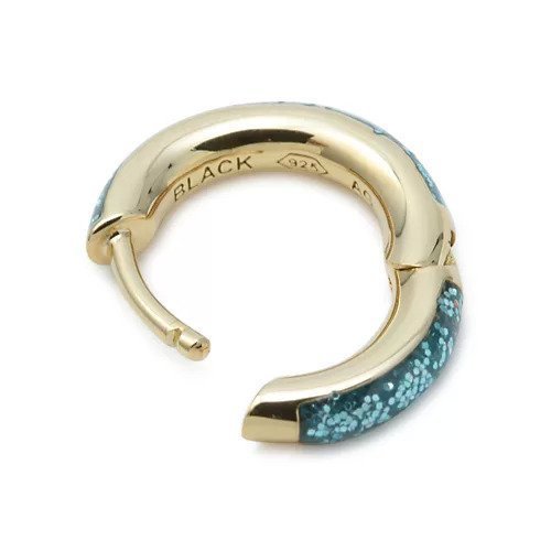 【マリア ブラック/MARIA BLACK】のKate Ocean Glitter Huggie Gold HP 人気、トレンドファッション・服の通販 founy(ファニー) 　ファッション　Fashion　レディースファッション　Fashion for Women　グリッター　Glitter, Sparkle　フープ　Hoop, Hoop Earrings　other-2|ID: prp329100003843887 ipo3291000000033147705