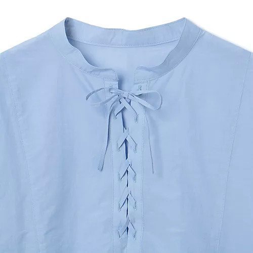 【スアデオ/suadeo】のコットンナイロンライトタフタレースアップブラウス 人気、トレンドファッション・服の通販 founy(ファニー) 　ファッション　Fashion　レディースファッション　WOMEN　トップス・カットソー　Tops/Tshirt　シャツ/ブラウス　Shirts/Blouses　コクーン　Cocoon　シアー　Sheer　タフタ　Taffeta　フロント　Front　ワッシャー　Washer　夏　Summer　軽量　Lightweight　other-3|ID: prp329100003845292 ipo3291000000031293372