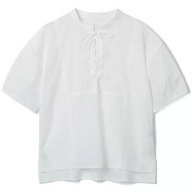 【スアデオ/suadeo】 コットンナイロンライトタフタレースアップブラウス人気、トレンドファッション・服の通販 founy(ファニー) ファッション Fashion レディースファッション Fashion for Women トップス・カットソー Cut & Sew Tops シャツ・ブラウス・オフィスカジュアル Elegant Blouses & Button-Ups コクーン Cocoon, Cocoon Silhouette シアー Sheer, See-Through タフタ Taffeta, Structured Fabric フロント Front, Front Design ワッシャー Washer, Crinkled Finish 夏 Summer 軽量 Lightweight, Ultra Light |ID:prp329100003845292