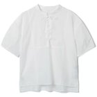 【スアデオ/suadeo】のコットンナイロンライトタフタレースアップブラウス 人気、トレンドファッション・服の通販 founy(ファニー) ファッション Fashion レディースファッション Fashion for Women トップス・カットソー Cut & Sew Tops シャツ・ブラウス・オフィスカジュアル Elegant Blouses & Button-Ups コクーン Cocoon, Cocoon Silhouette シアー Sheer, See-Through タフタ Taffeta, Structured Fabric フロント Front, Front Design ワッシャー Washer, Crinkled Finish 夏 Summer 軽量 Lightweight, Ultra Light thumbnail ホワイト|ID: prp329100003845292 ipo3291000000033137970