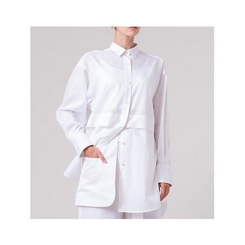 【ドメル/DOMELLE】の200/2 DETACHABLE SHIRT 人気、トレンドファッション・服の通販 founy(ファニー) 　ファッション　Fashion　レディースファッション　WOMEN　トップス・カットソー　Tops/Tshirt　シャツ/ブラウス　Shirts/Blouses　2024年　2024　2024春夏・S/S　Ss,Spring/Summer,2024　ショート　Short　シルク　Silk　ビッグ　Big　 other-1|ID: prp329100003845327 ipo3291000000026832213