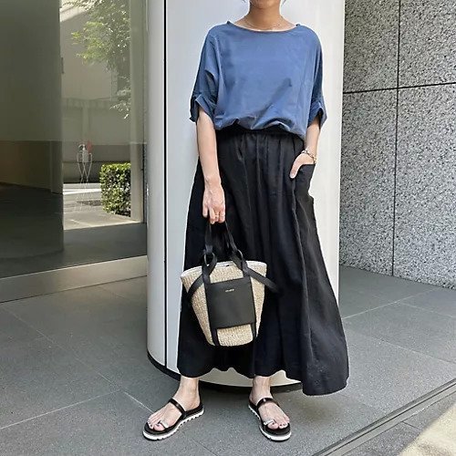 【スアデオ/suadeo】のフレンチリネンアウトポケットフレアスカート 人気、トレンドファッション・服の通販 founy(ファニー) 　ファッション　Fashion　レディースファッション　Fashion for Women　スカート　Skirts　Aライン・フレアスカート　A-Line & Flared Skirts　ドローストリング　Drawstring, Pull Cord　パッチ　Patch, Appliqué　フレア　Flare, Flared　フレンチ　French, French Style　ポケット　Pocket, Pocket Detail　リネン　Linen, Linen Fabric　other-2|ID: prp329100003845454 ipo3291000000034955230