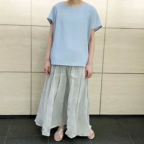 【アンフィル/unfil】のラミーティアードスカート 人気、トレンドファッション・服の通販 founy(ファニー) 　ファッション　Fashion　レディースファッション　WOMEN　スカート　Skirt　ティアードスカート　Tiered Skirts　エアリー　Airy　エレガント 上品　Elegant　夏　Summer　洗える　Washable　other-2|ID: prp329100003845455 ipo3291000000031715421