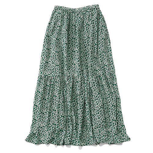 【トゥエルブクローゼット/12closet】の【洗える】レトロフラワーティアードスカート 人気、トレンドファッション・服の通販 founy(ファニー) 　ファッション　Fashion　レディースファッション　WOMEN　スカート　Skirt　ティアードスカート　Tiered Skirts　サンダル　Sandals　スニーカー　Sneakers　バランス　Balance　フラット　Flat　プリント　Print　楽ちん　Easy　洗える　Washable　other-2|ID: prp329100003845469 ipo3291000000031256611