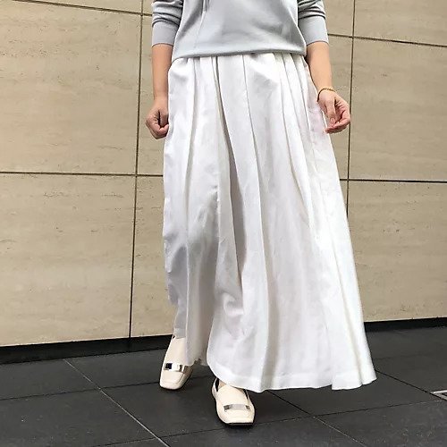 【イーバイエクラ/E by eclat】のとろみリネンギャザースカート 人気、トレンドファッション・服の通販 founy(ファニー) 　ファッション　Fashion　レディースファッション　WOMEN　スカート　Skirt　とろみ　Thickness　リネン　Linen　夏　Summer　抗菌　Antibacterial　洗える　Washable　other-2|ID: prp329100003845477 ipo3291000000032164858
