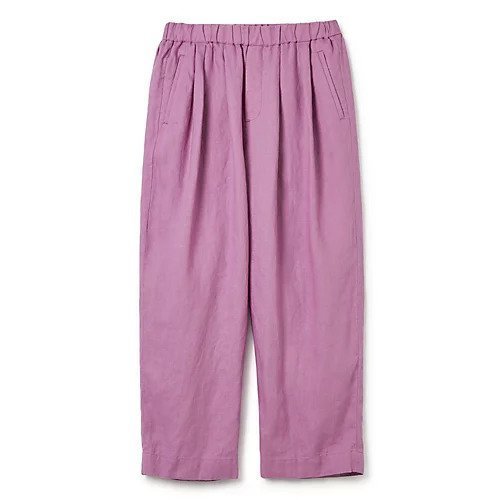 【スアデオ/suadeo】のフレンチリネンセミワイドタックパンツ インテリア・キッズ・メンズ・レディースファッション・服の通販 founy(ファニー) 　ファッション　Fashion　レディースファッション　WOMEN　パンツ　Pants　テーパード　Tapered　ドローストリング　Drawstring　フレンチ　French　リネン　Linen　リラックス　Relax　ピンク|ID: prp329100003845530 ipo3291000000030966196