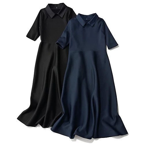 【トゥエルブクローゼット/12closet】の【洗える】衿付きニットワンピース 人気、トレンドファッション・服の通販 founy(ファニー) 　ファッション　Fashion　レディースファッション　Fashion for Women　ワンピース　Dresses　ニットワンピース　Knit Dresses　オケージョン　Occasion Wear　洗える　Machine Washable　other-2|ID: prp329100003845722 ipo3291000000031293414