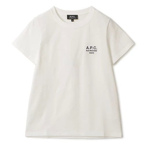 【アーペーセー/A.P.C.】のT-SHIRT DENISE インテリア・キッズ・メンズ・レディースファッション・服の通販 founy(ファニー) 　ファッション　Fashion　レディースファッション　Fashion for Women　トップス・カットソー　Cut & Sew Tops　シャツ・ブラウス・オフィスカジュアル　Elegant Blouses & Button-Ups　ロングTシャツ・Tシャツ　Longline T-Shirts & Tees　コンパクト　Compact, Small Size　フィット　Fit, Slim Fit　レギュラー　Regular, Standard Fit　今季　This Season, Current Season　洗える　Machine Washable　ホワイト|ID: prp329100003850297 ipo3291000000033139464