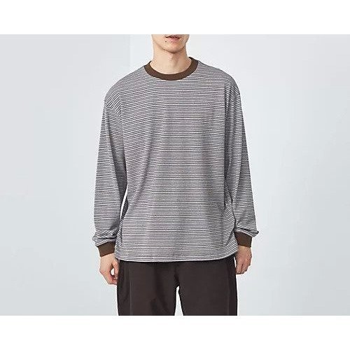 【グリーンレーベルリラクシング/green label relaxing / UNITED ARROWS / MEN】のマルチボーダー リンガー Tシャツ インテリア・キッズ・メンズ・レディースファッション・服の通販 founy(ファニー) 　ファッション　Fashion　メンズファッション　MEN　インナー　Inner　カーゴパンツ　Cargo Pants　スリーブ　Sleeve　チェック　Check　デニム　Denim　バランス　Balance　ブルゾン　Blouson　ボーダー　Border　ルーズ　Loose　ロング　Long　おすすめ　Recommend　DK.BROWN|ID: prp329100003851472 ipo3291000000028614903