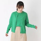 【ローラアシュレイ/LAURA ASHLEY】の【マシンウォッシャブル可/コットン混/同素材アイテムあり】カーディガン グリーン|ID: prp329100003856030 ipo3291000000025370398