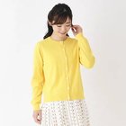 【ローラアシュレイ/LAURA ASHLEY】の【マシンウォッシャブル可/コットン混/同素材アイテムあり】カーディガン イエロー|ID: prp329100003856030 ipo3291000000025370399