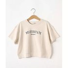 【シューラルー/SHOO LA RUE / KIDS】の【110-140cm/リンク】グラフィック裾リブ半袖T ライトベージュ|ID: prp329100003856293 ipo3291000000029588413