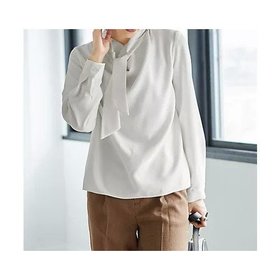【スタイルデリ/STYLE DELI】 タイ付き首元ドレープブラウス人気、トレンドファッション・服の通販 founy(ファニー) ファッション Fashion レディースファッション Fashion for Women トップス・カットソー Cut & Sew Tops シャツ・ブラウス・オフィスカジュアル Elegant Blouses & Button-Ups カーディガン Cardigan, Knitwear ジャケット Jacket, Outerwear スタイリッシュ Stylish, Fashionable ドレープ Drape, Draping Fabric 定番 Standard, Basic Item フォルム Silhouette, Form ポケット Pocket, Pocket Detail 夏 Summer |ID:prp329100003863105