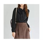【スタイルデリ/STYLE DELI】のタイ付き首元ドレープブラウス 人気、トレンドファッション・服の通販 founy(ファニー) ファッション Fashion レディースファッション Fashion for Women トップス・カットソー Cut & Sew Tops シャツ・ブラウス・オフィスカジュアル Elegant Blouses & Button-Ups カーディガン Cardigan, Knitwear ジャケット Jacket, Outerwear スタイリッシュ Stylish, Fashionable ドレープ Drape, Draping Fabric 定番 Standard, Basic Item フォルム Silhouette, Form ポケット Pocket, Pocket Detail 夏 Summer thumbnail ブラック|ID: prp329100003863105 ipo3291000000034102891