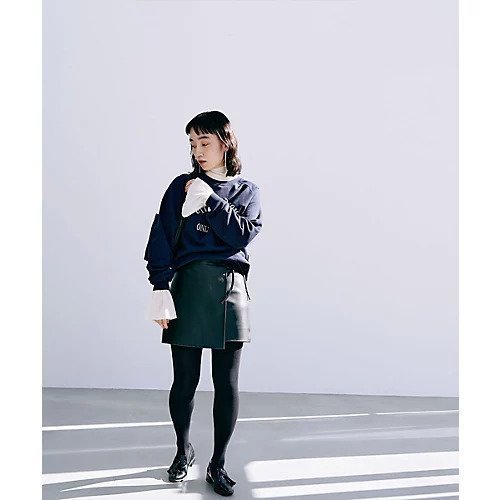 【マージュール/marjour】のINNERPANTS WRAP SKIRT 人気、トレンドファッション・服の通販 founy(ファニー) 　ファッション　Fashion　レディースファッション　WOMEN　スカート　Skirt　インナー　Inner　クール　Cool　ストレッチ　Stretch　とろみ　Thickness　フィット　Fit　フェイクレザー　Faux Leather　ラップ　Wrap　other-2|ID: prp329100003863192 ipo3291000000031303375