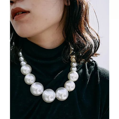 【マージュール/marjour】のDECO PEARL NECKLACE 人気、トレンドファッション・服の通販 founy(ファニー) 　ファッション　Fashion　レディースファッション　WOMEN　ジュエリー　Jewelry　ネックレス　Necklaces　ネックレス　Necklace　 other-1|ID: prp329100003863377 ipo3291000000025423677