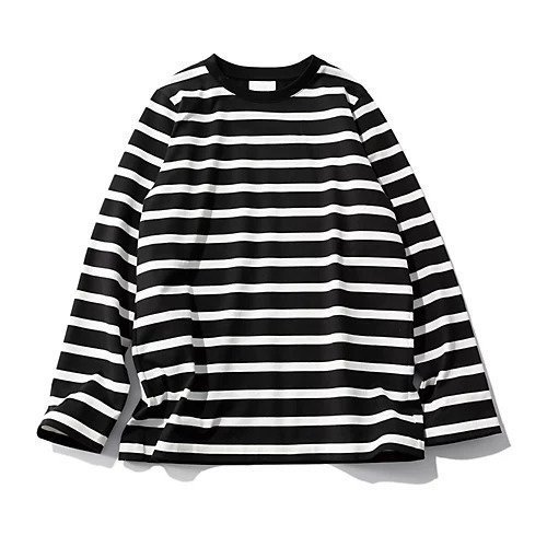 【チノ/CINOH】の【HPS別注】REFINA LONG SLEEVE T-SHIRT 人気、トレンドファッション・服の通販 founy(ファニー) 　ファッション　Fashion　レディースファッション　Fashion for Women　トップス・カットソー　Cut & Sew Tops　シャツ・ブラウス・オフィスカジュアル　Elegant Blouses & Button-Ups　ロングTシャツ・Tシャツ　Longline T-Shirts & Tees　ボーダー　Border, Stripe　別注　Limited Edition, Custom Order　定番　Standard, Basic Item　洗える　Machine Washable　other-3|ID: prp329100003866379 ipo3291000000033603970