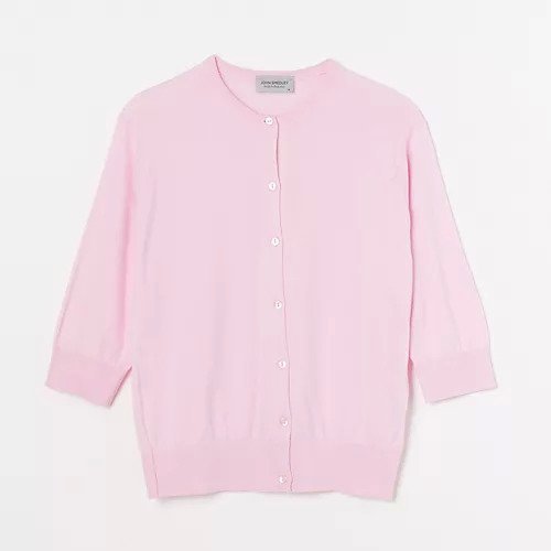 【ジョン スメドレー/JOHN SMEDLEY】の5分袖カーディガン 人気、トレンドファッション・服の通販 founy(ファニー) 　ファッション　Fashion　レディースファッション　WOMEN　トップス・カットソー　Tops/Tshirt　カーディガン　Cardigans　カーディガン　Cardigan　クラシカル　Classical　トレンド　Trend　定番　Standard　羽織　Haori　 other-1|ID: prp329100003866400 ipo3291000000025443758