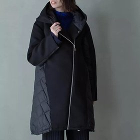 【マルシャル テル/MARECHAL TERRE】 ロングダウンパーカー人気、トレンドファッション・服の通販 founy(ファニー) ファッション Fashion レディースファッション WOMEN トップス・カットソー Tops/Tshirt パーカ Sweats カットソー Cut And Sew 切替 Switching 軽量 Lightweight ダウン Down チャーム Charm ドッキング Docking パーカー Hoodie ライダース Riders |ID:prp329100003870574