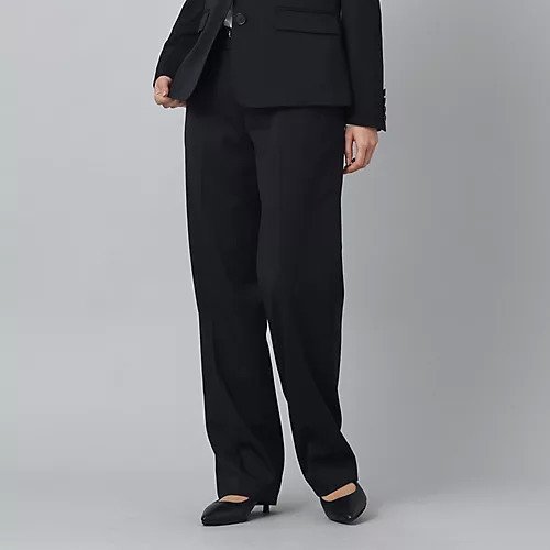 【アンタイトル/UNTITLED】の【リクルート】ストレートフルレングスパンツ インテリア・キッズ・メンズ・レディースファッション・服の通販 founy(ファニー) 　ファッション　Fashion　レディースファッション　WOMEN　パンツ　Pants　おすすめ　Recommend　コンパクト　Compact　ストレッチ　Stretch　ストレート　Straight　スーツ　Suit　ポケット　Pocket　ブラック|ID: prp329100003874637 ipo3291000000025797634
