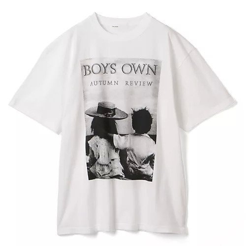 【ボーイズ オウン トーガ/BOY'S OWN TOGA / MEN】のPrint T-shirt BOY&GIRL BOY S OWN SP インテリア・キッズ・メンズ・レディースファッション・服の通販 founy(ファニー) 　ファッション　Fashion　メンズファッション　MEN　2024年　2024　2024春夏・S/S　Ss,Spring/Summer,2024　コラボ　Collaboration　フロント　Front　プリント　Print　モノトーン　Monotone　洗える　Washable　WHITE|ID: prp329100003875006 ipo3291000000028685230