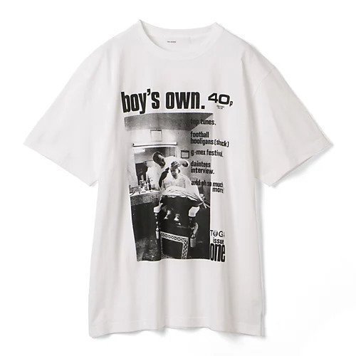 【ボーイズ オウン トーガ/BOY'S OWN TOGA / MEN】のPrint T-shirt ISSUE ONE BOY S OWN SP インテリア・キッズ・メンズ・レディースファッション・服の通販 founy(ファニー) 　ファッション　Fashion　メンズファッション　MEN　2024年　2024　2024春夏・S/S　Ss,Spring/Summer,2024　コラボ　Collaboration　シンプル　Simple　ダブル　Double　フロント　Front　プリント　Print　半袖　Short Sleeve　洗える　Washable　WHITE|ID: prp329100003875007 ipo3291000000028685233