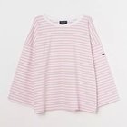 【ルミノア/Le minor】のMARINIERE BRENDA ピンク細ピッチ(WHITE/ROSE PINK)|ID: prp329100003876202 ipo3291000000027523565