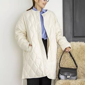 【ノーリーズ/NOLLEY'S】の【WEB限定】【TAION/タイオン】ノーカラーボアコート(リバーシブル) 24AW 人気、トレンドファッション・服の通販 founy(ファニー) ファッション Fashion レディースファッション WOMEN アウター Coat Outerwear コート Coats 2024年 2024 2024-2025秋冬・A/W Aw/Autumn/Winter/Fw/Fall/2024-2025 キルティング Quilting ダウン Down ハイネック High Neck リバーシブル Reversible ロング Long 人気 Popularity 別注 Special Order |ID:prp329100003879466