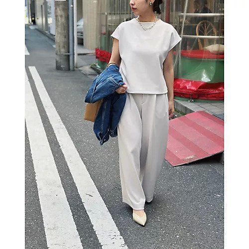 【エムセブンデイズ/M7days】の【コラボ】Tブラウス 人気、トレンドファッション・服の通販 founy(ファニー) 　ファッション　Fashion　レディースファッション　Fashion for Women　トップス・カットソー　Cut & Sew Tops　シャツ・ブラウス・オフィスカジュアル　Elegant Blouses & Button-Ups　コラボ　Collaboration, Collab　ショート　Short, Short Length　トレンド　Trend, Trending Now　バランス　Balance, Style Balance　フレンチ　French, French Style　レギュラー　Regular, Standard Fit　洗える　Machine Washable　other-3|ID: prp329100003881533 ipo3291000000031303299