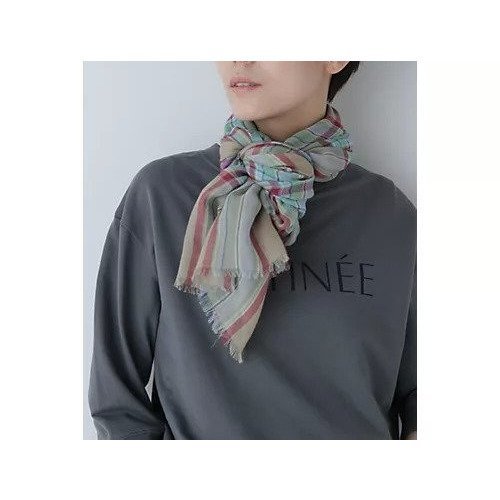 【ヒューマンウーマン/HUMAN WOMAN】のチェックストール インテリア・キッズ・メンズ・レディースファッション・服の通販 founy(ファニー) https://founy.com/ ファッション Fashion レディースファッション Fashion for Women ストール Stole, Wrap チェック Check, Plaid, Tartan |ID: prp329100003883031 ipo3291000000025569533