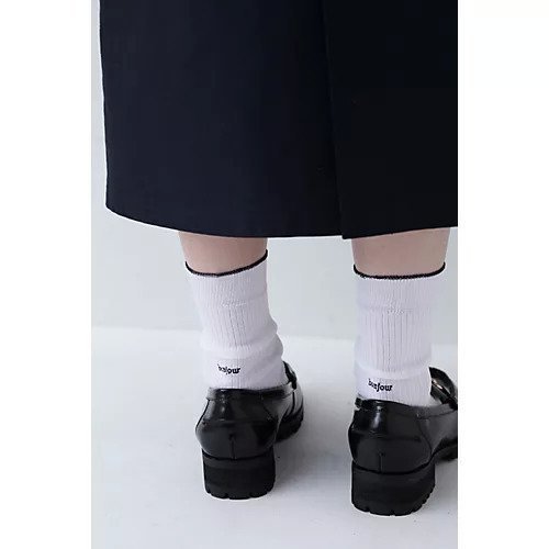【ヒューマンウーマン/HUMAN WOMAN】のbonjourソックス インテリア・キッズ・メンズ・レディースファッション・服の通販 founy(ファニー) 　ファッション　Fashion　レディースファッション　WOMEN　ソックス　Socks　シューズ　Shoes　ソックス　Socks　バレエ　Ballet　ホワイト|ID: prp329100003883071 ipo3291000000032196964