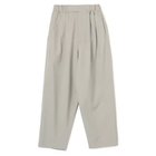 【ゼロエイトサーカス/08sircus】のWool tropical tuck wide easy pants khaki gray|ID:prp329100003889012
