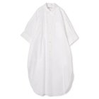 【ゼロエイトサーカス/08sircus】のBroad over size long shirt dress white|ID:prp329100003889017