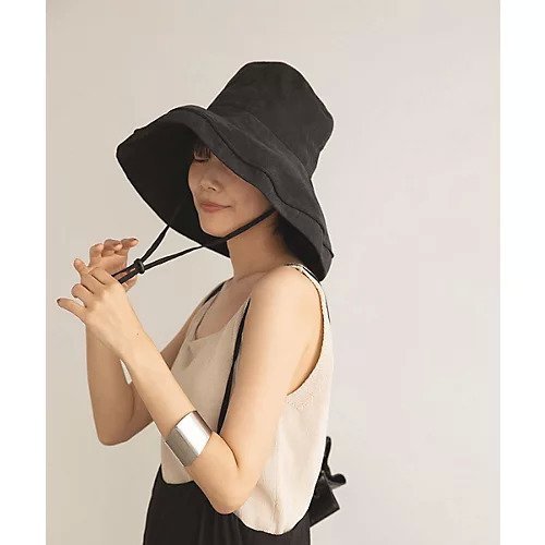 【マージュール/marjour】のBIG BUCKET HAT 人気、トレンドファッション・服の通販 founy(ファニー) 　ファッション　Fashion　レディースファッション　Fashion for Women　キャップ&ハット　Hats & Caps　ジュート　Jute, Natural Fiber　デニム　Denim, Jeans Material　ピーチ　Peach, Soft Touch　人気　Popular, Best Seller　夏　Summer　帽子　Hat, Headwear　 other-1|ID: prp329100003890041 ipo3291000000031575485